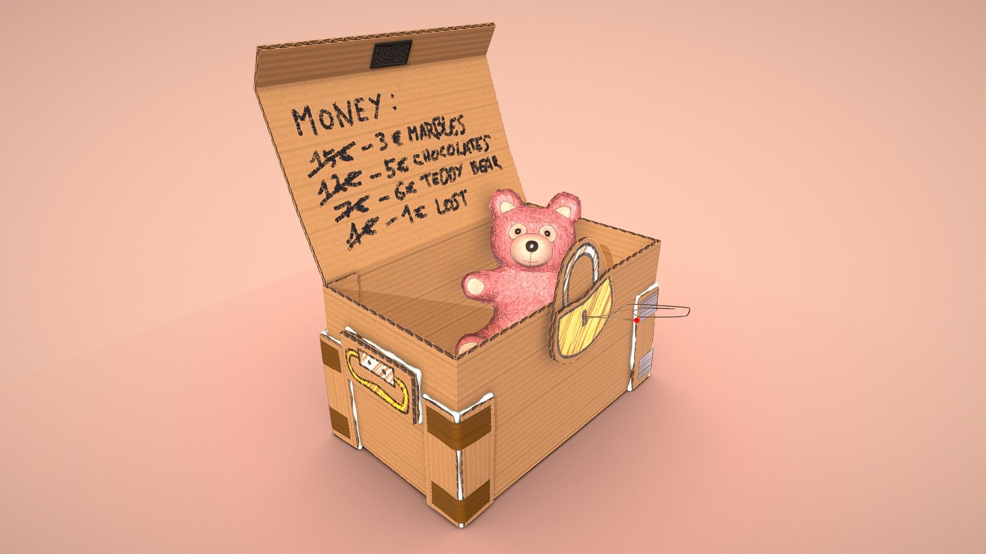 Andys Treasure Chest 3d model