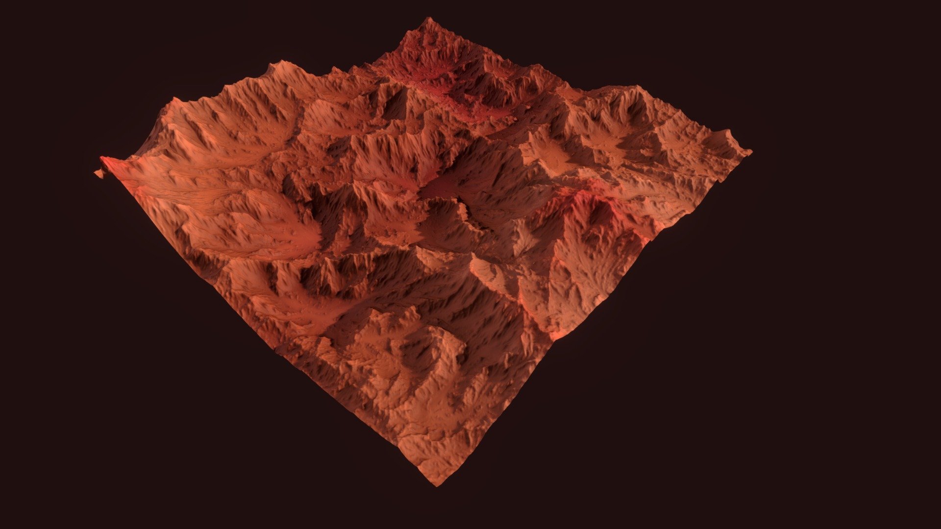 Terrain 037 3d model