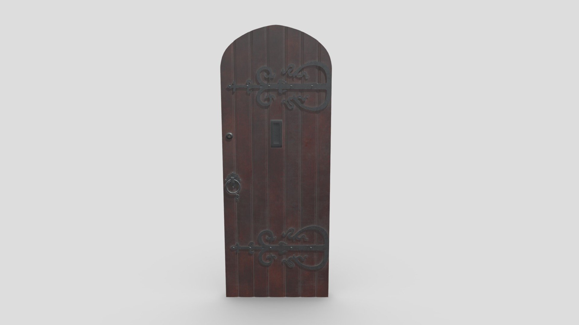 Castle Door 04 Low Poly Realisitc 3d model