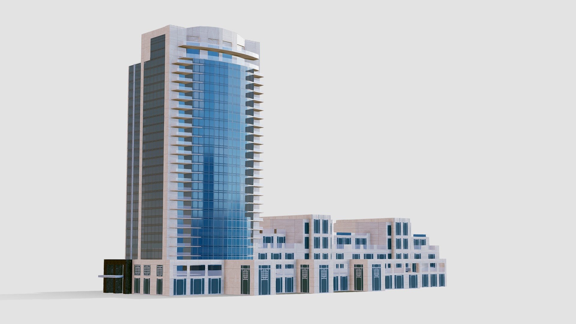 The Residences Tower 6 3d model