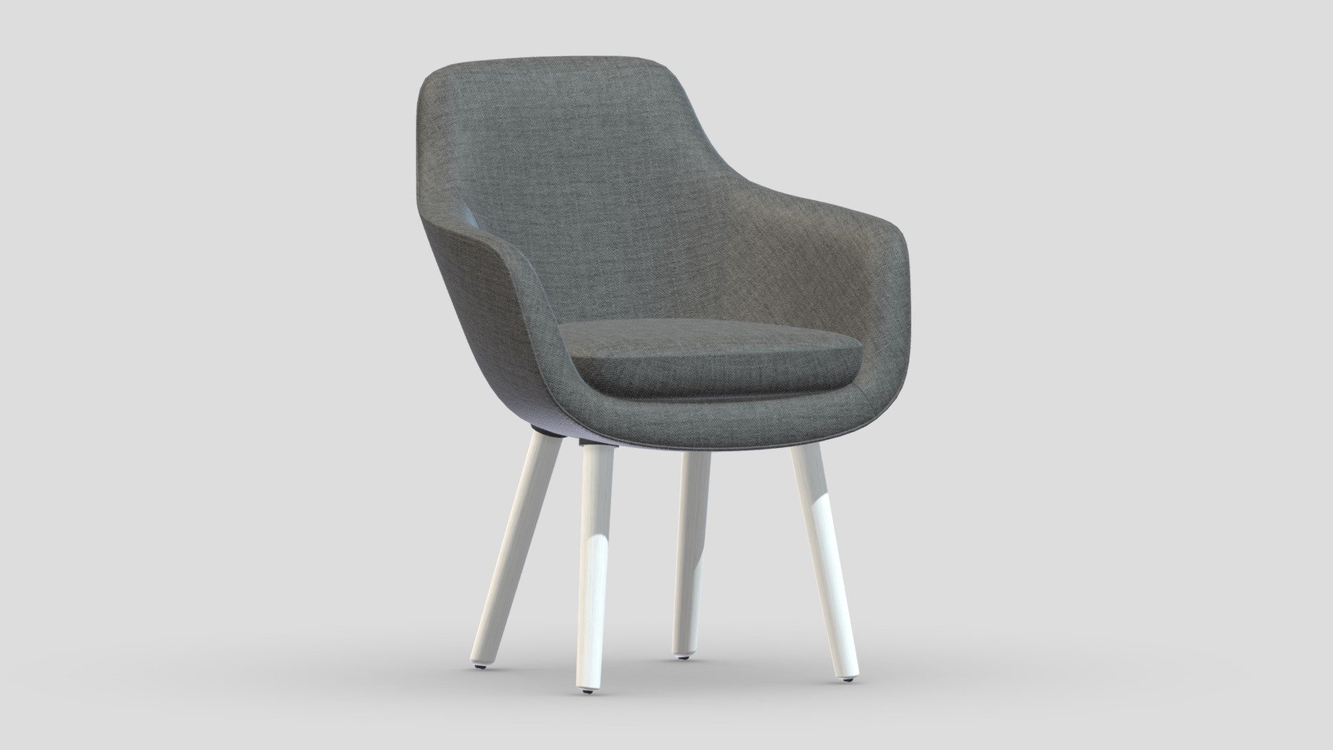 Miller Saiba Side Chair 3d model