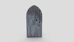 Castle Door 08 Low Poly Realistic