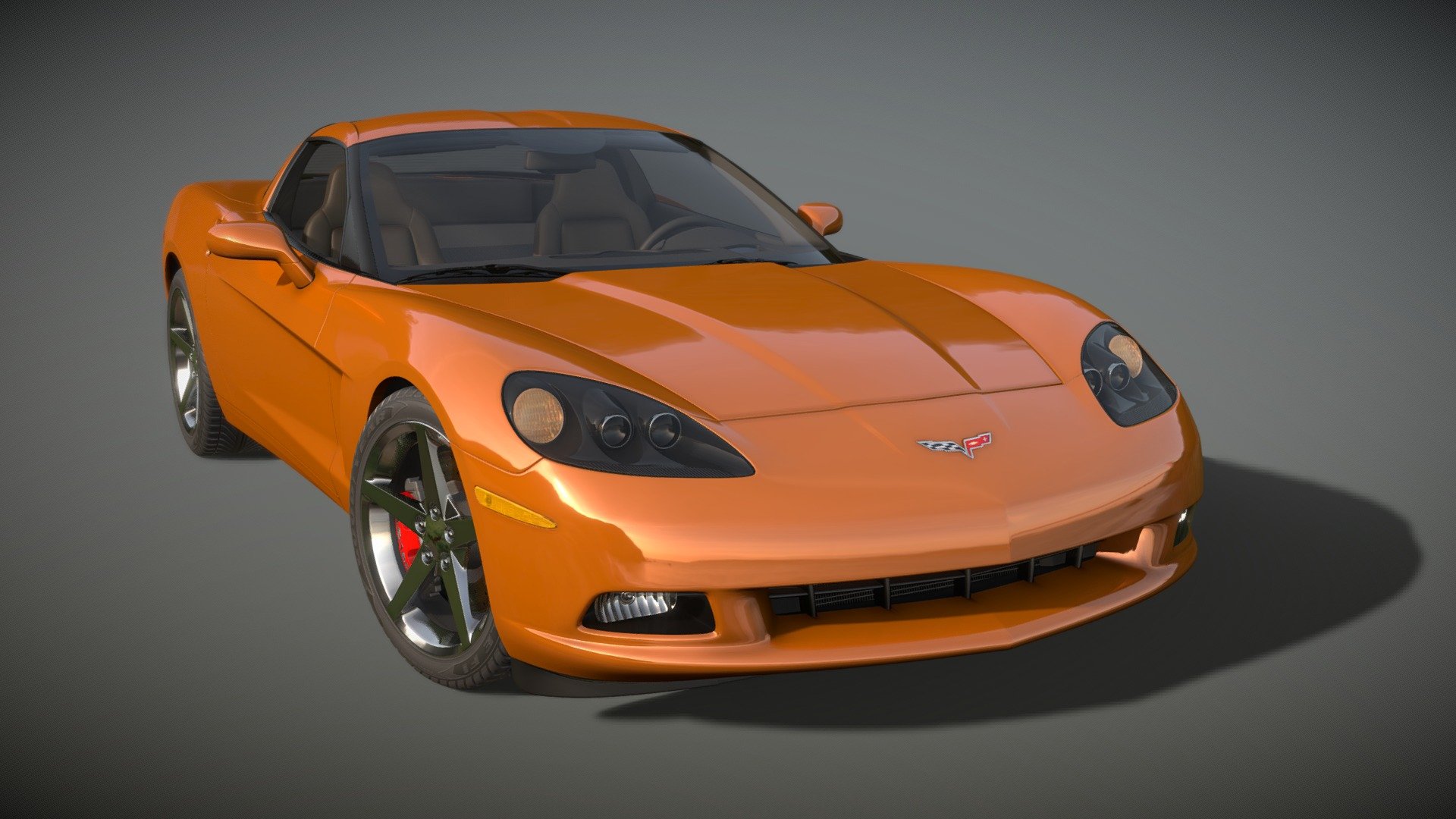 2005 Chevrolet Corvette "C6" 3d model