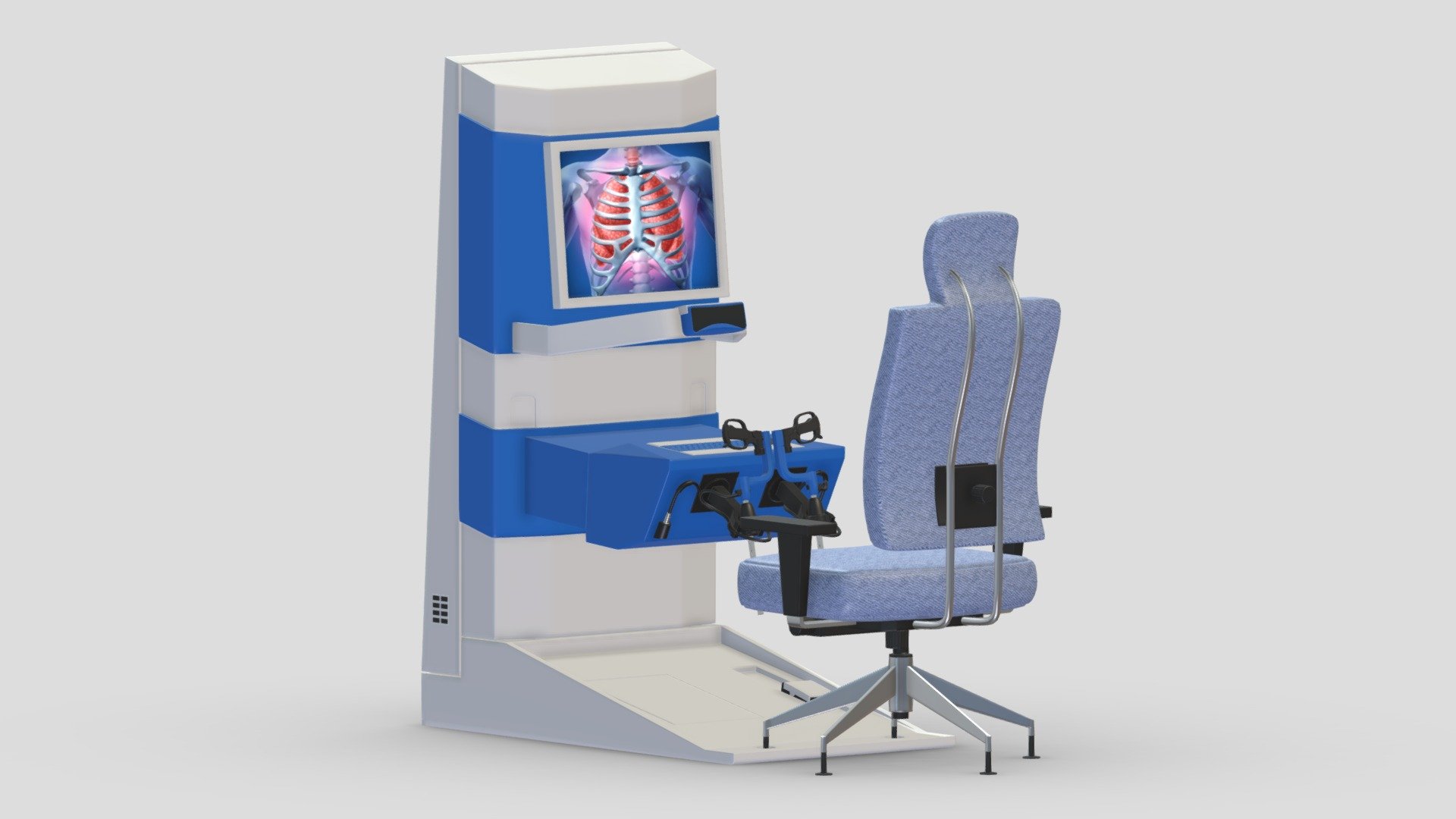 Medical Surgical Robot Control Panel 3d model