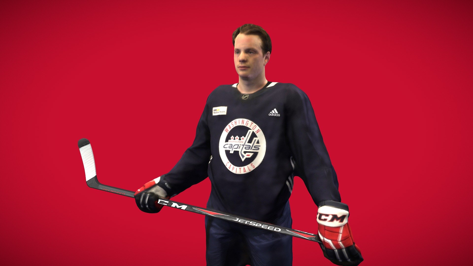 All-Star Defenseman: Capitals John Carlson 3d model