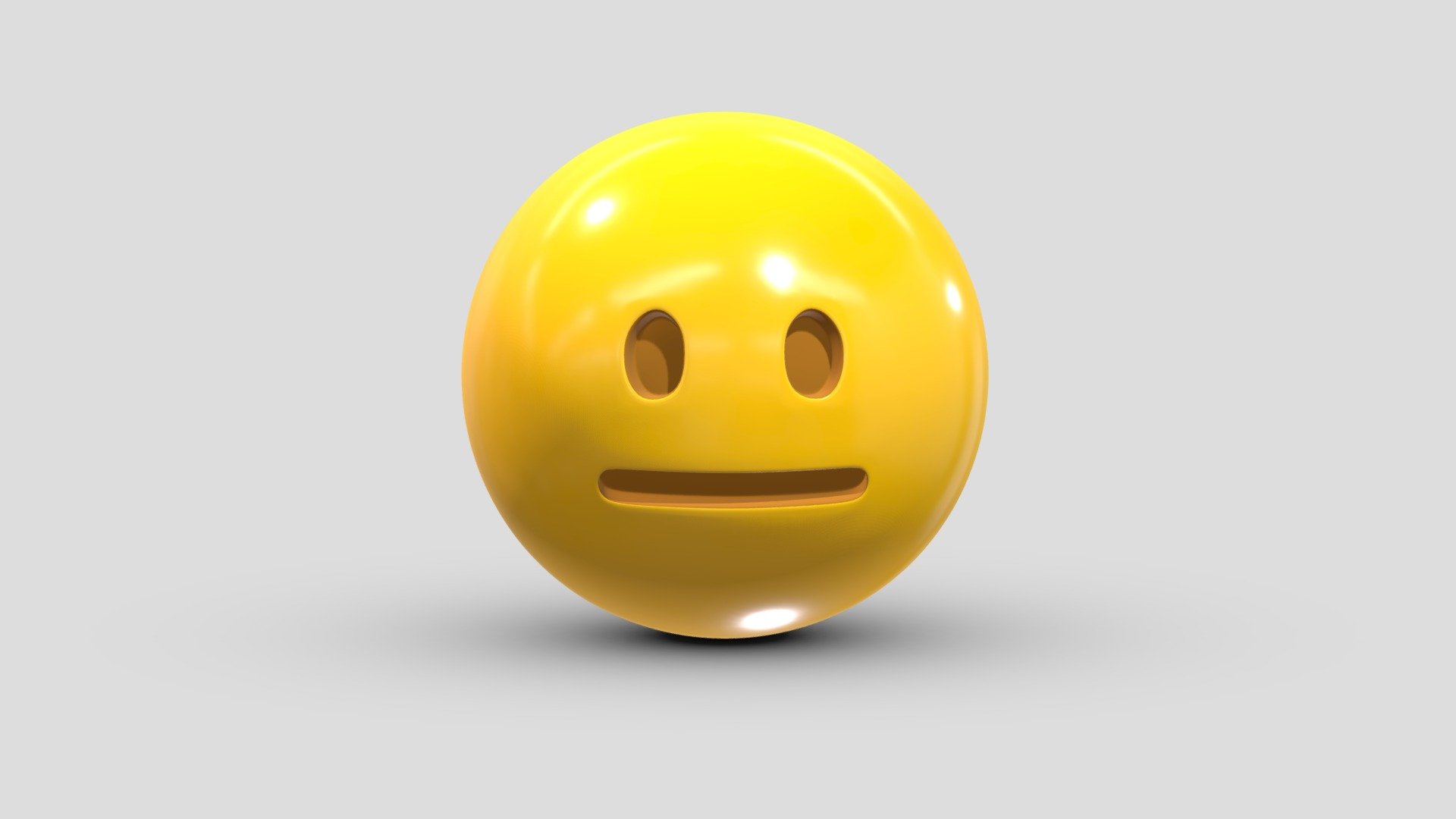 Apple Neutral Face 3d model