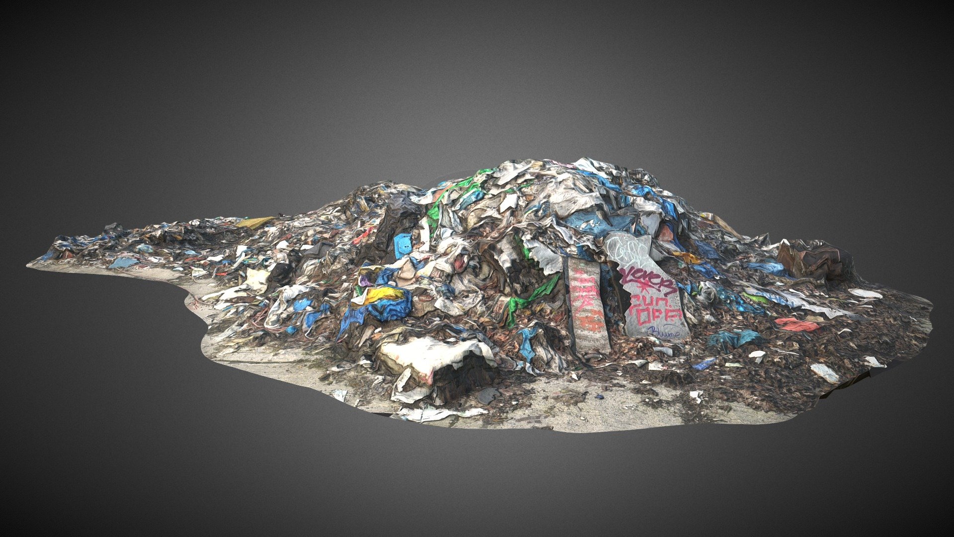 Trash Dump Mass 3d model