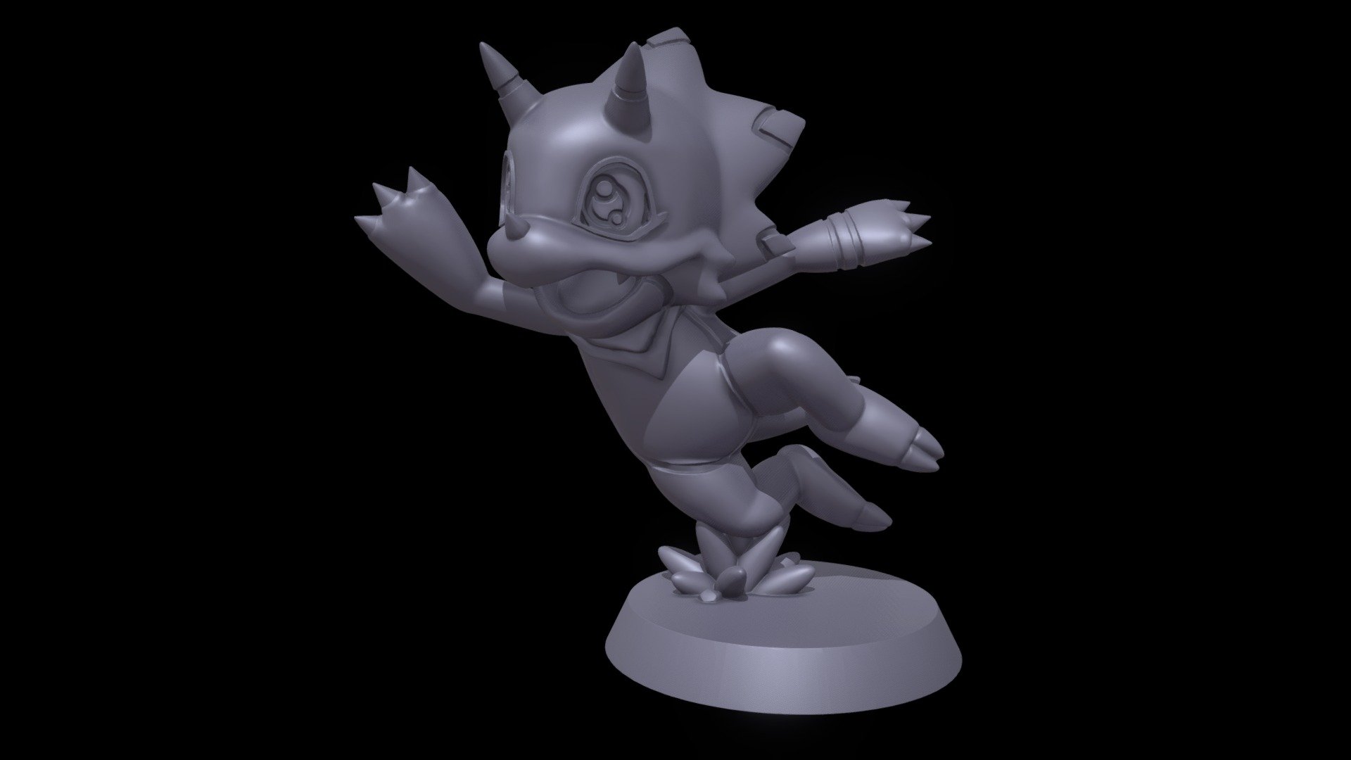 🔥 GAMMAMON 🔥 STLs [Digimon Ghost Game] 3d model