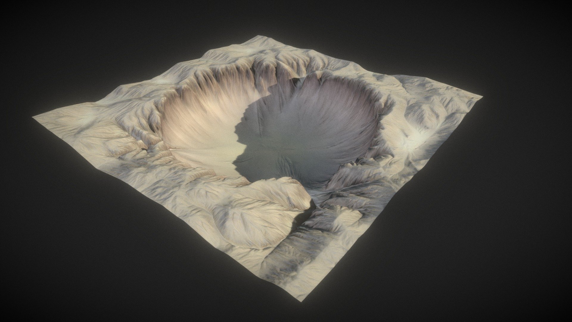 Terrain 3d model