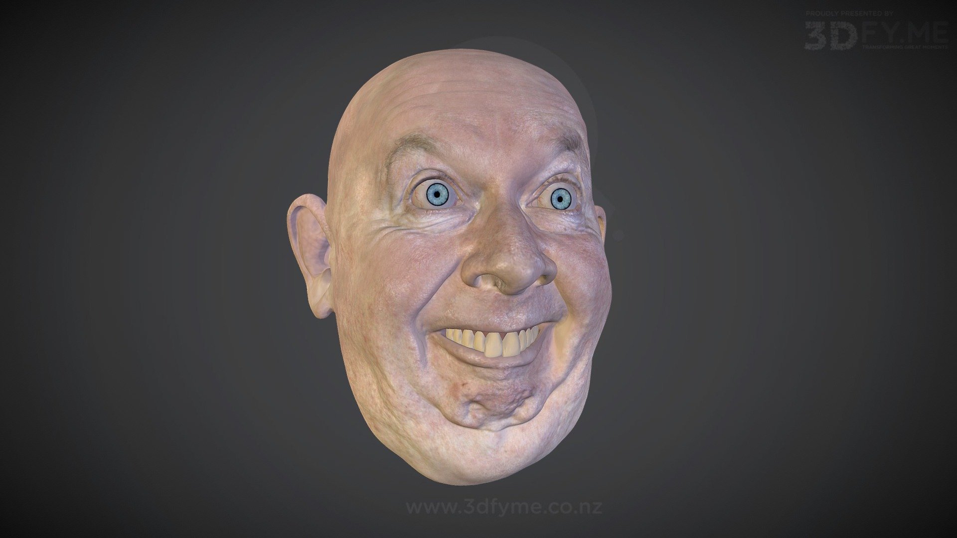 Grotesque Facial Mask by Howard Sly 3d model