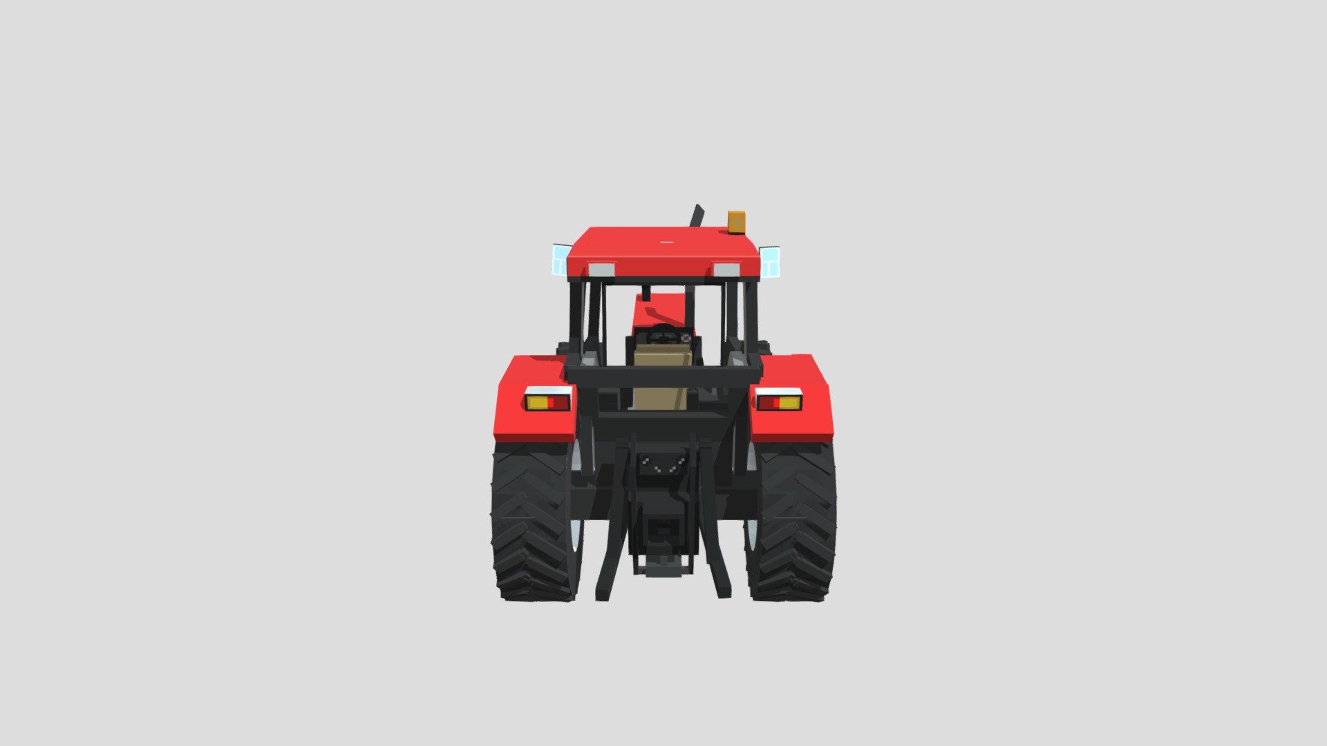 CASE International 1455 XL tractor 3d model