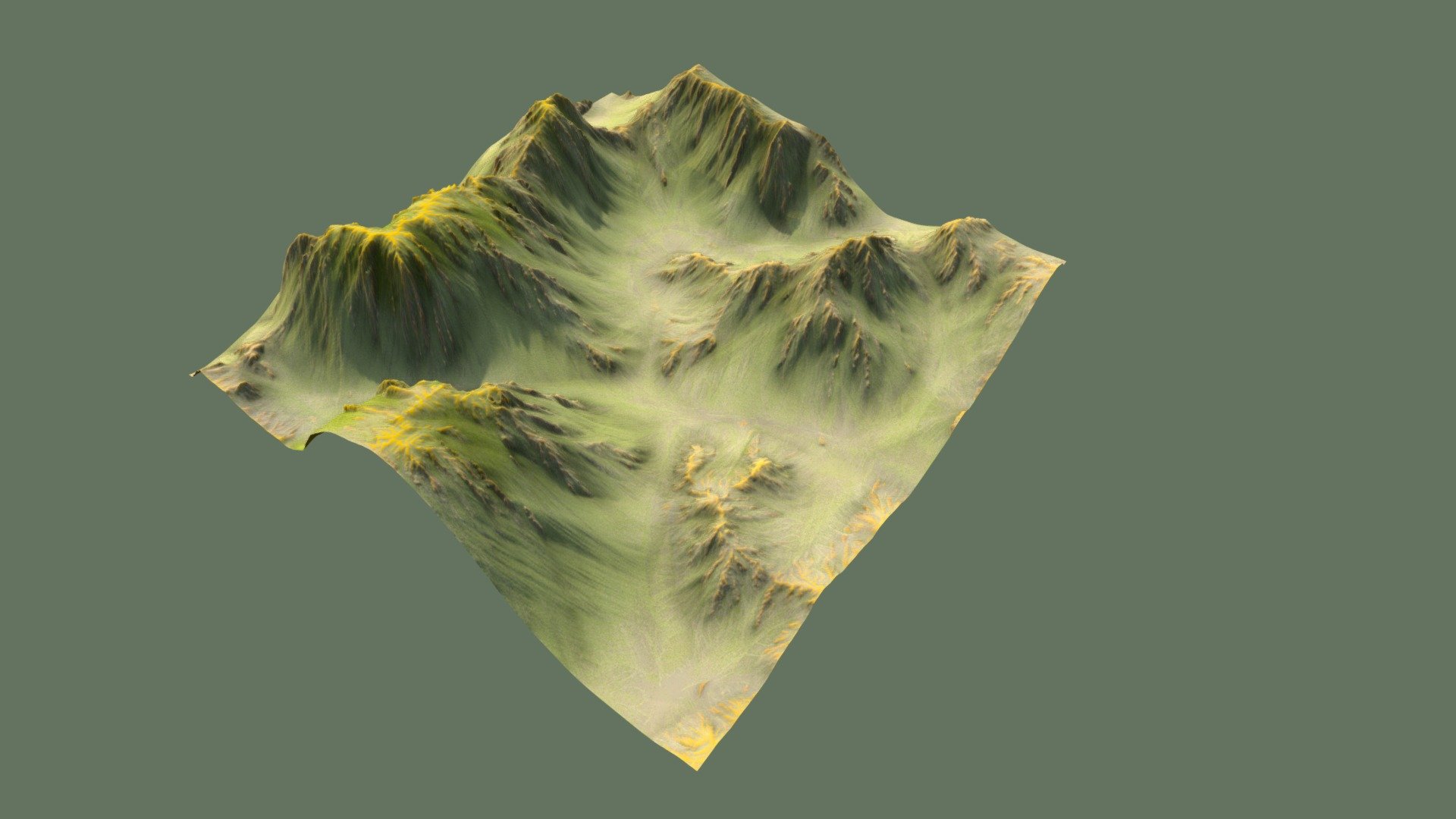 Terrain 016 3d model