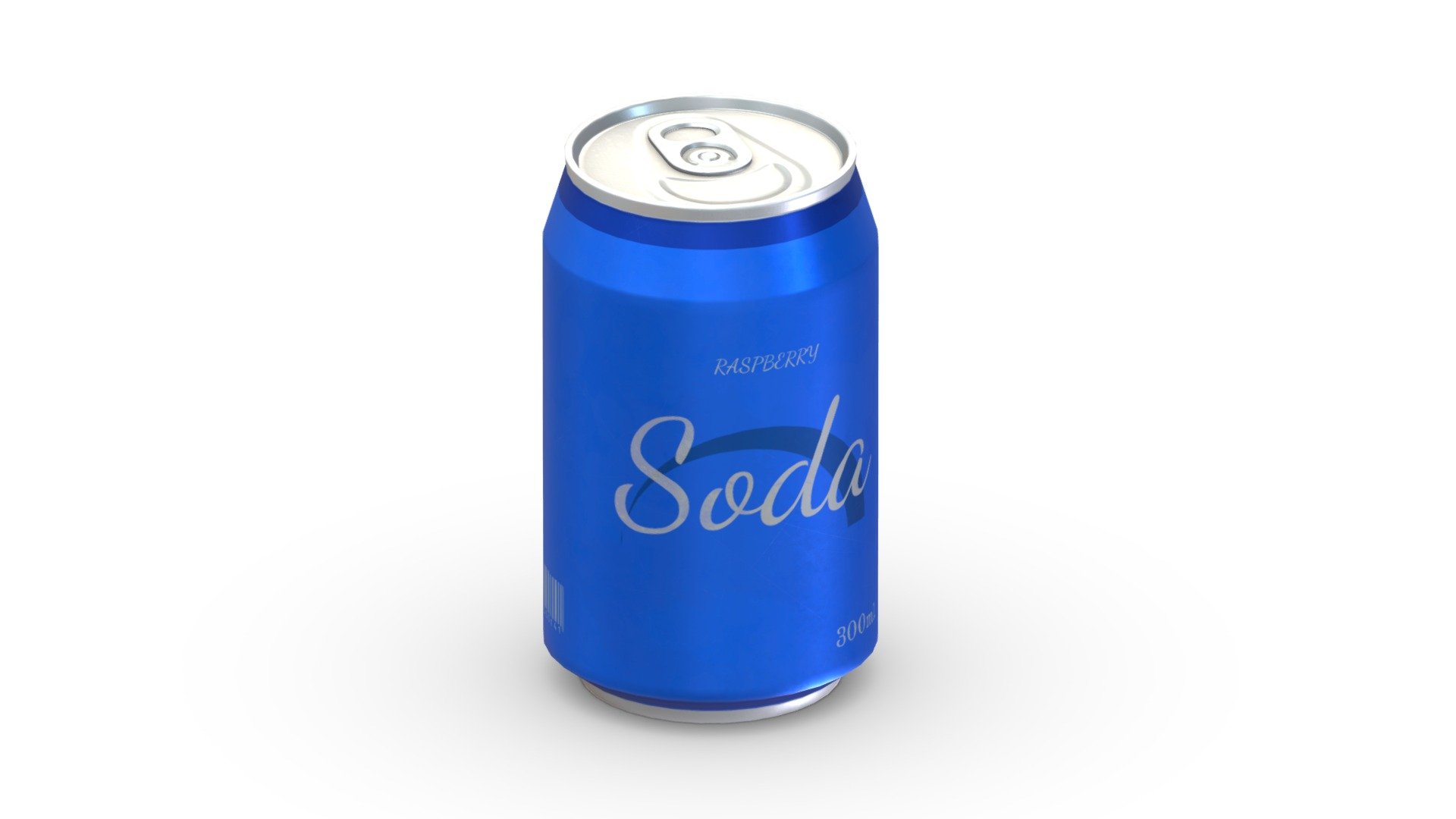 Soda Drink Can 01 Low Poly PBR 3d model