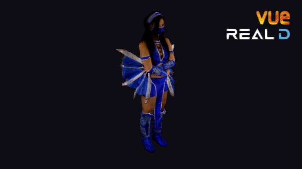 kitana 3d model