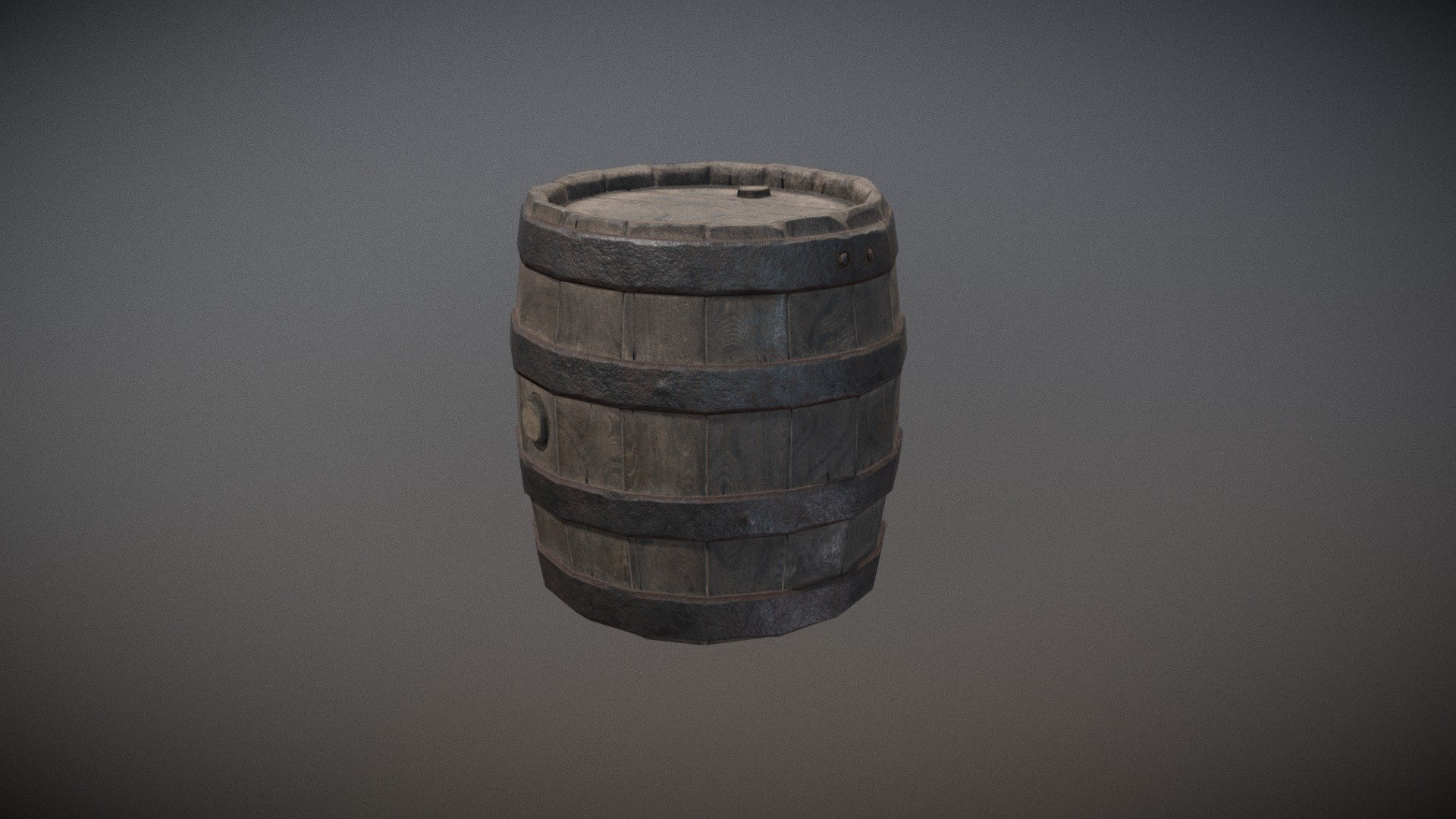 Small Barrel 3d model