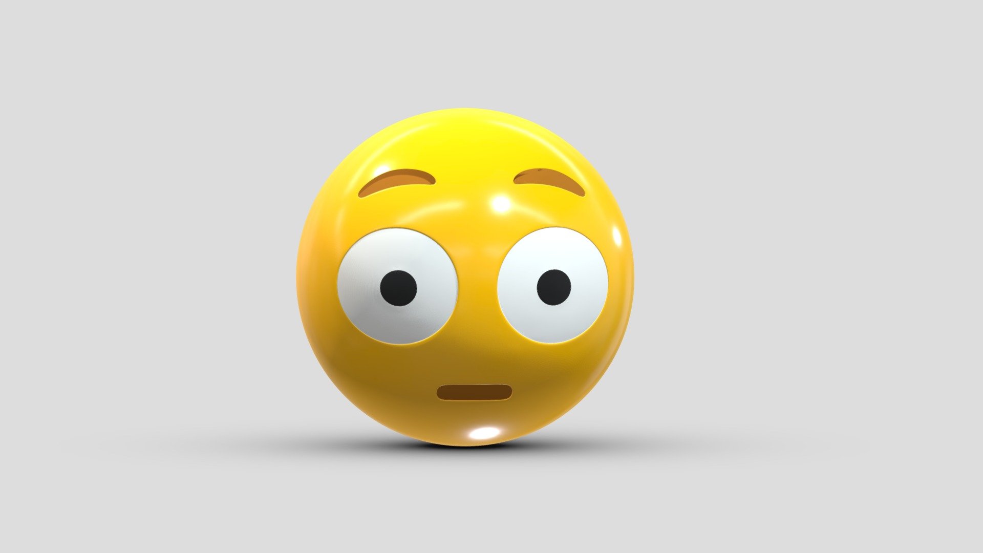 Apple Flushed Face 3d model