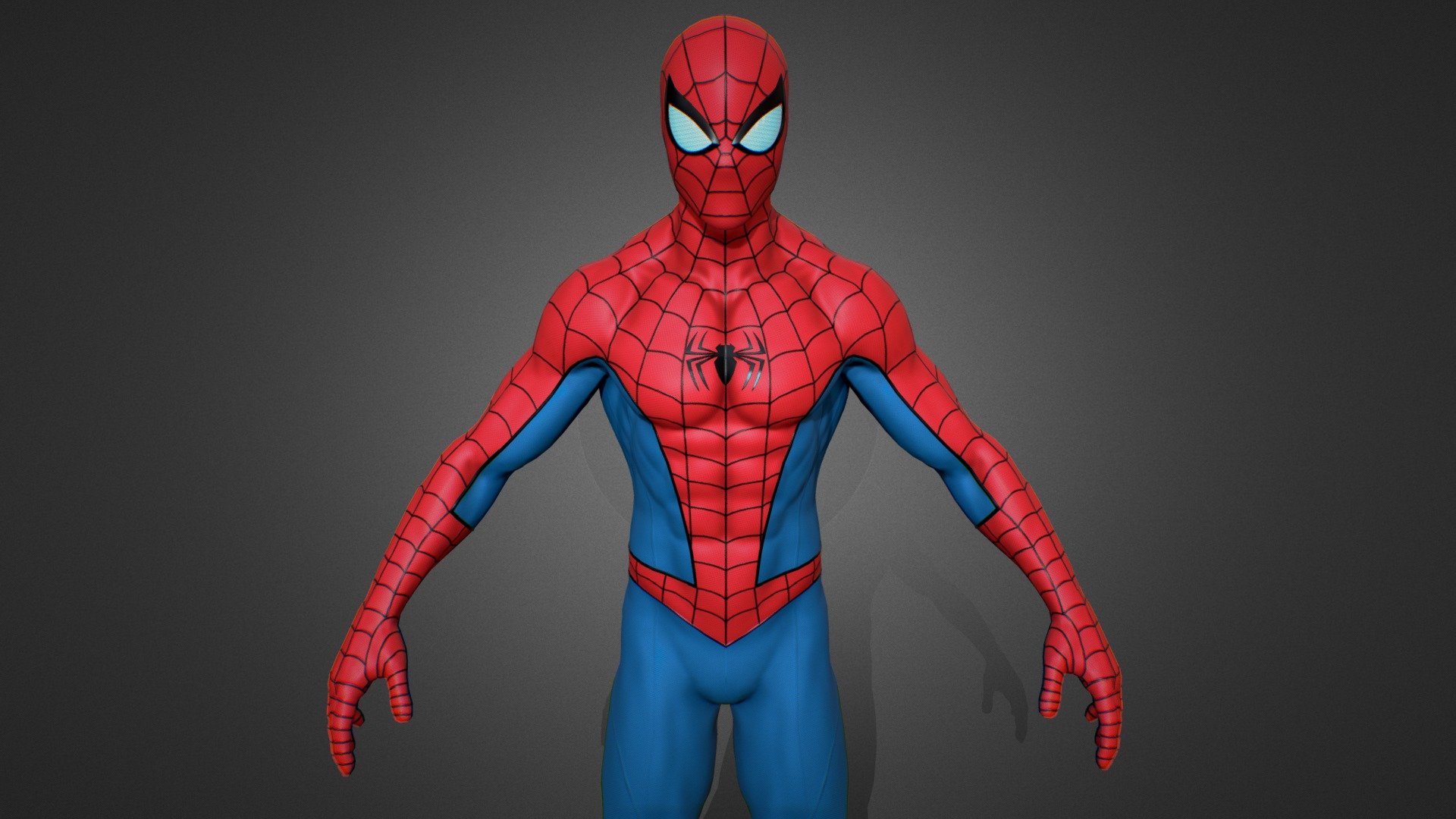 Spider-man Classic Suit 3d model