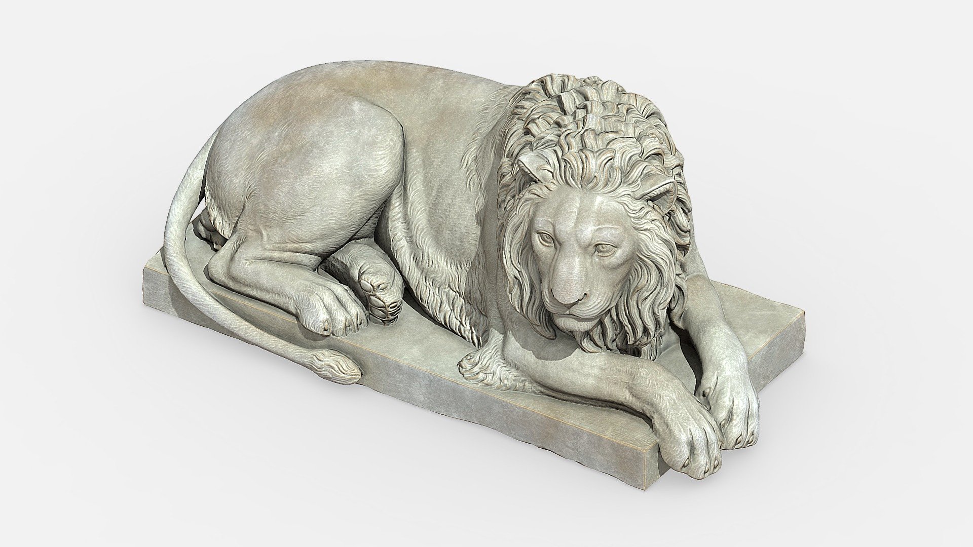 Lion / Sculpture / 3D model 3d model