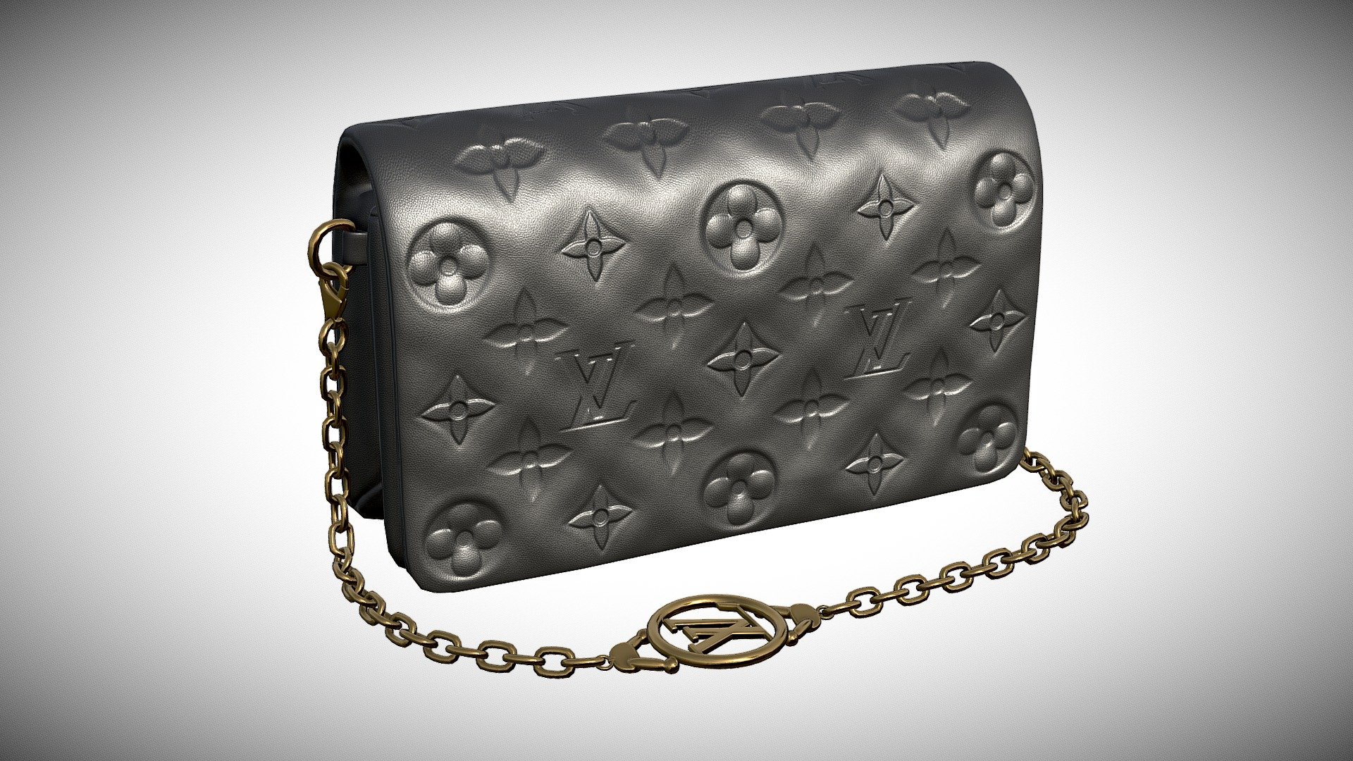 Pochette Coussin Louis Vuitton 3d model