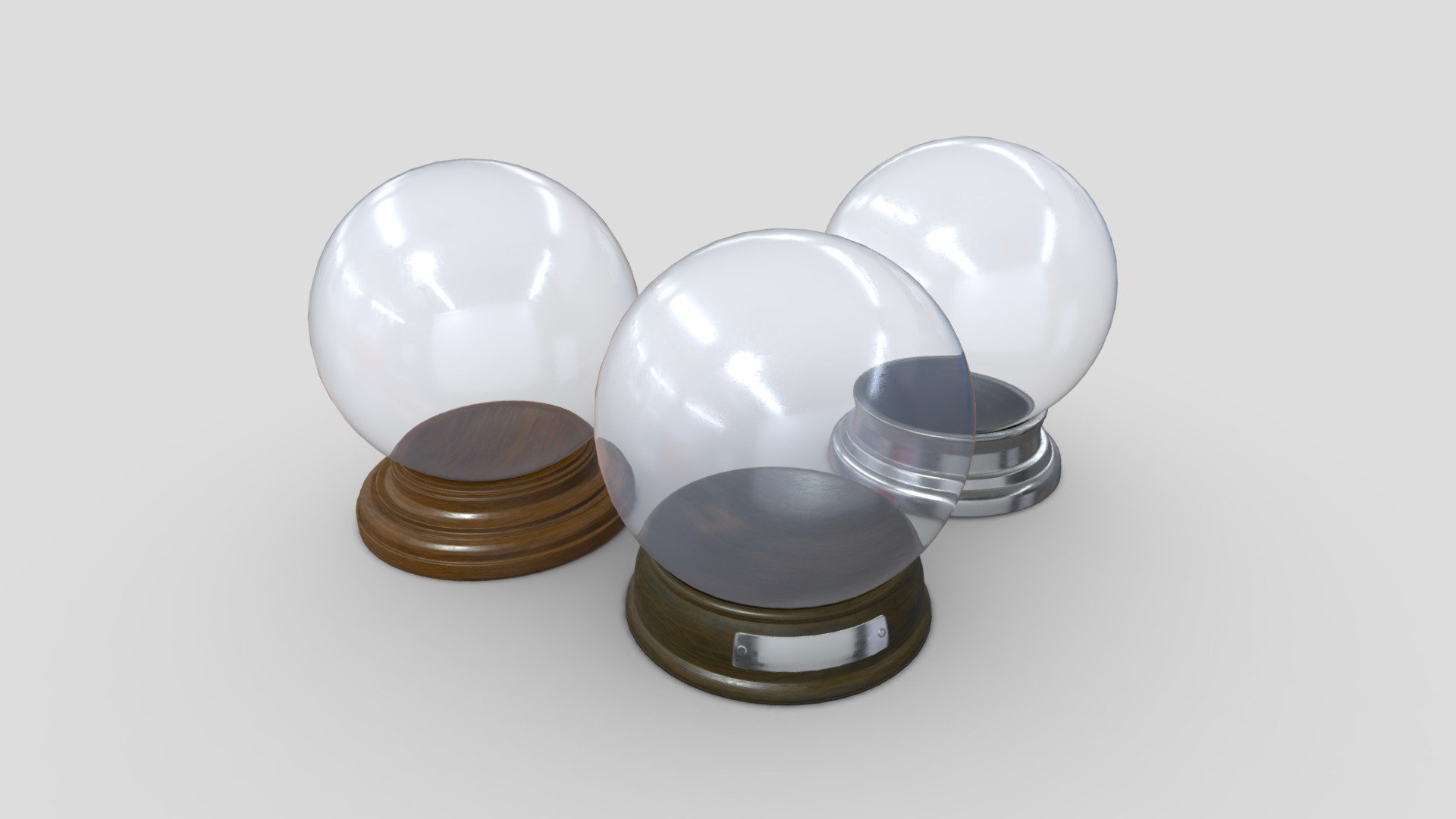 Glass Ball Pack 3d model