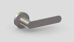 Atlas Lever On Round Rose Door Handle