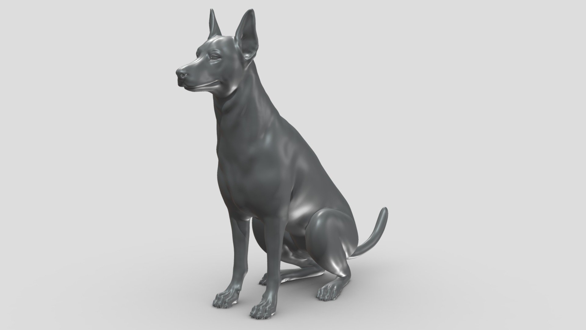 Zwergpinscher V2 3D print model 3d model