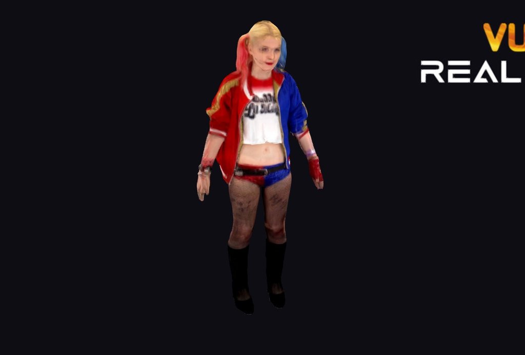 harley quinn 3d model