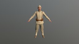 Gallipoli Turkish Soldier 3D High Poly