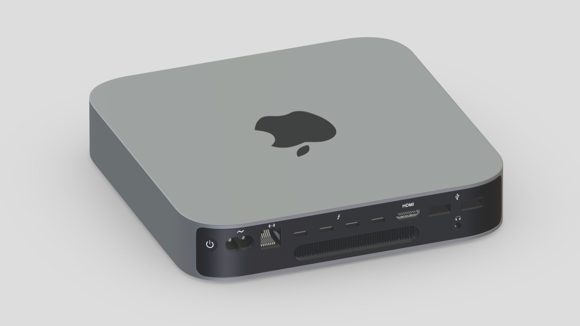 Apple Mac Mini 2018 3d model