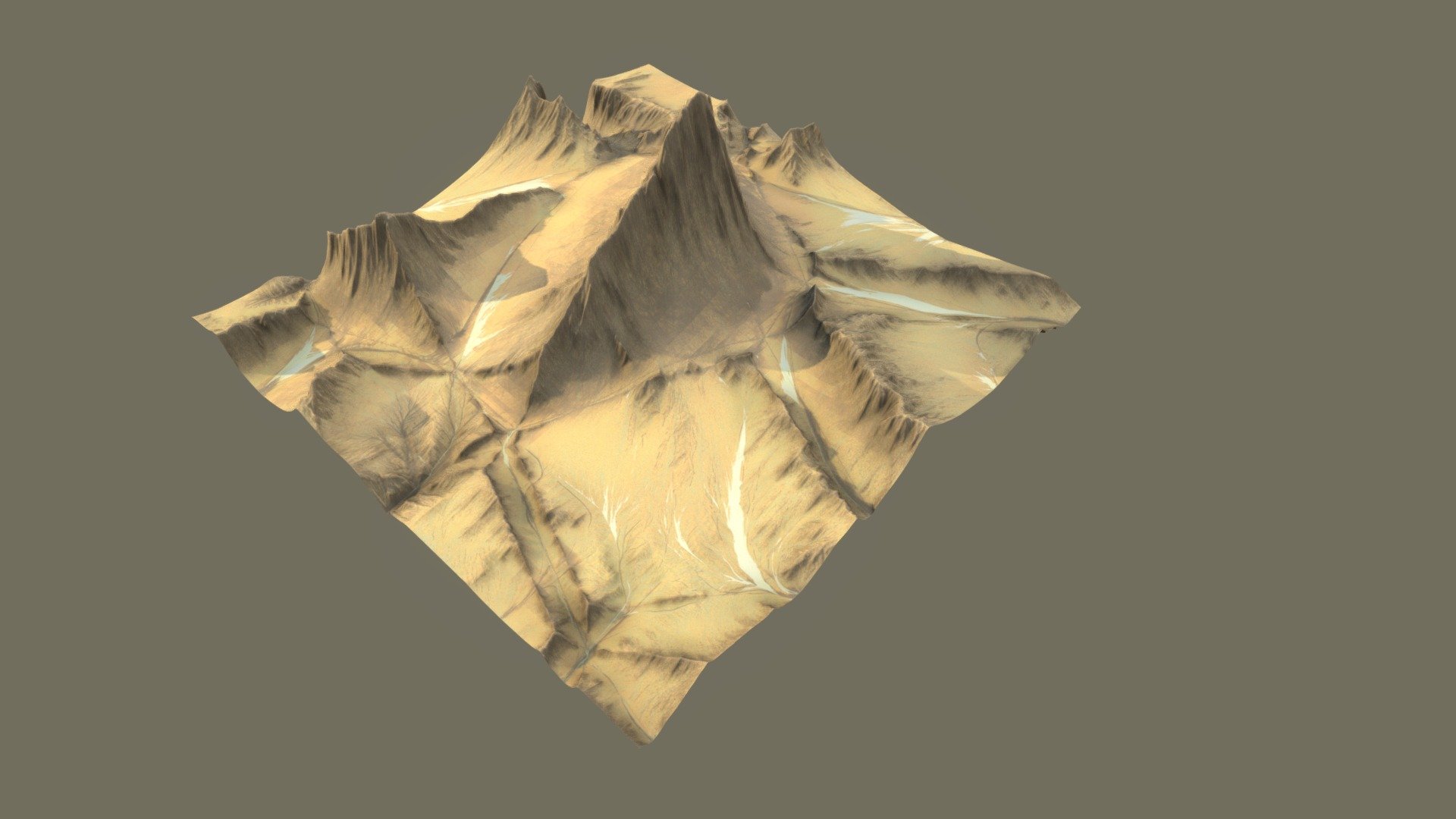 Terrain 021 3d model