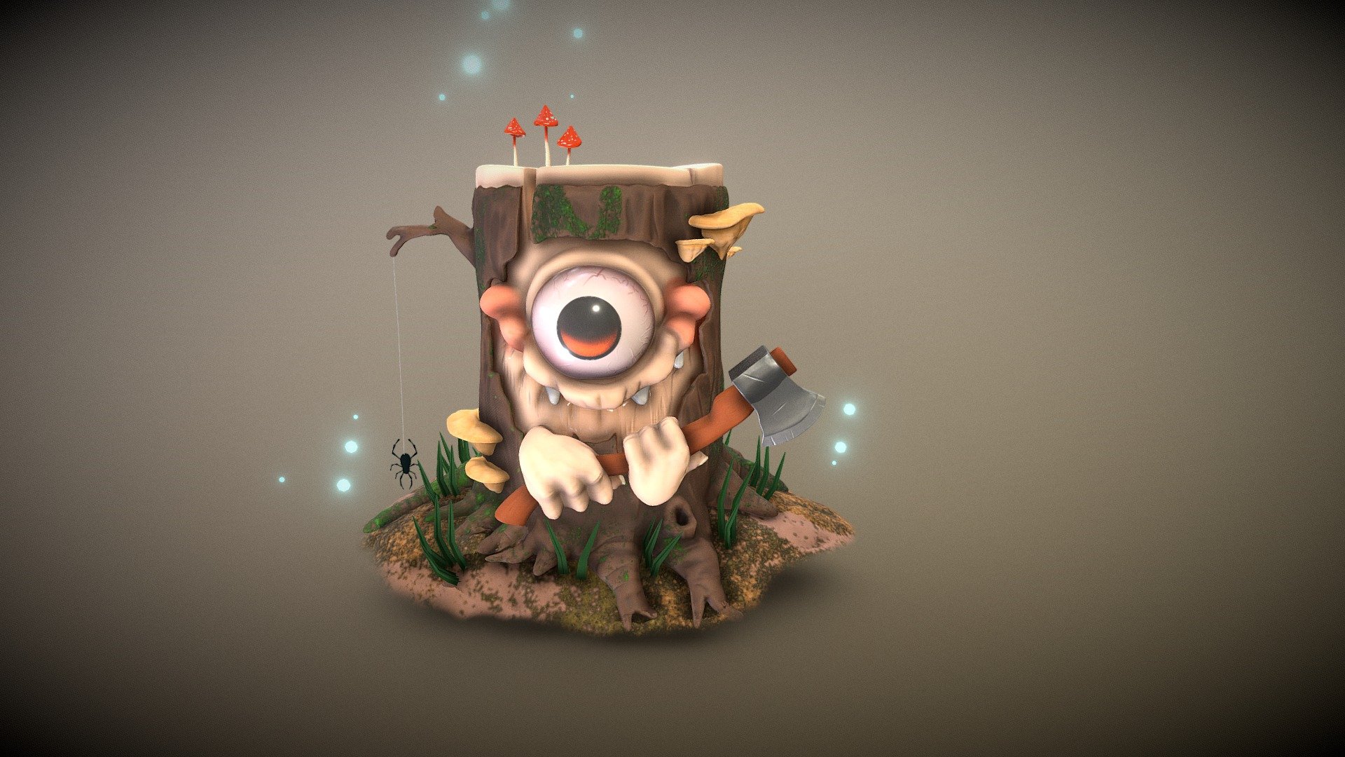 Monster Wood (Concept CHRIS RYNIAK) 3d model