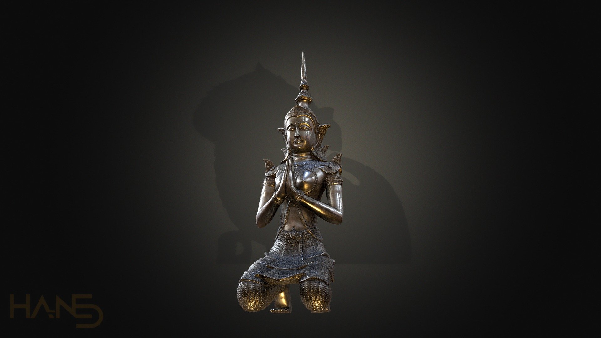 Female Theppanom 3d model