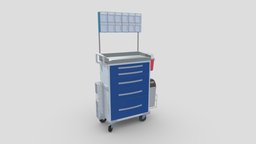 Medical Cart 01 PBR Realistic