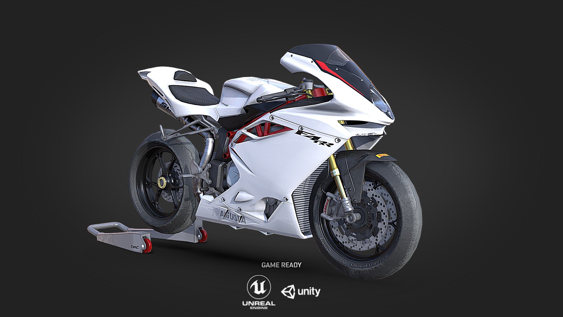 2016 MV Agusta F4RR 3d model