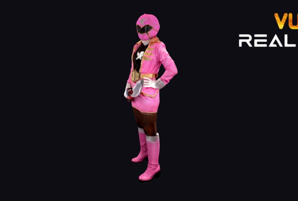 gokai pink 3d model