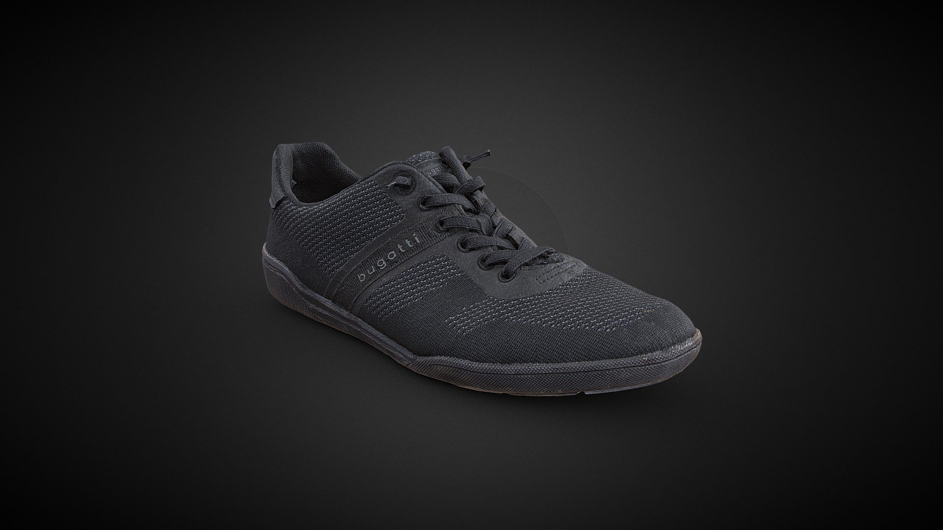 Bugatti Shoe Black 3D Scan 3d model