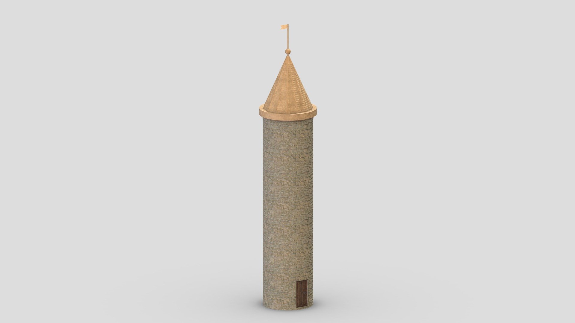 Medieval Castle Module 10 3d model