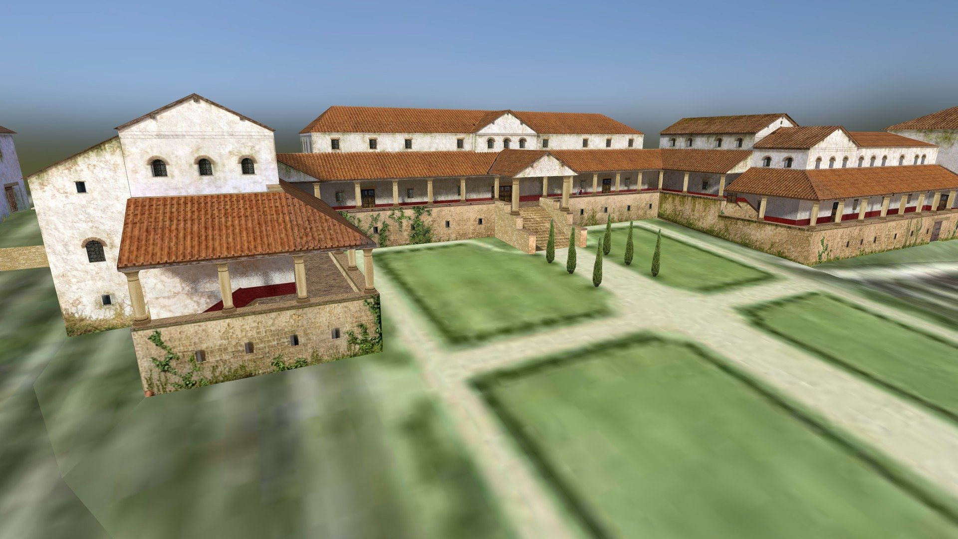 Roman Villa at the Weilberg 3d model