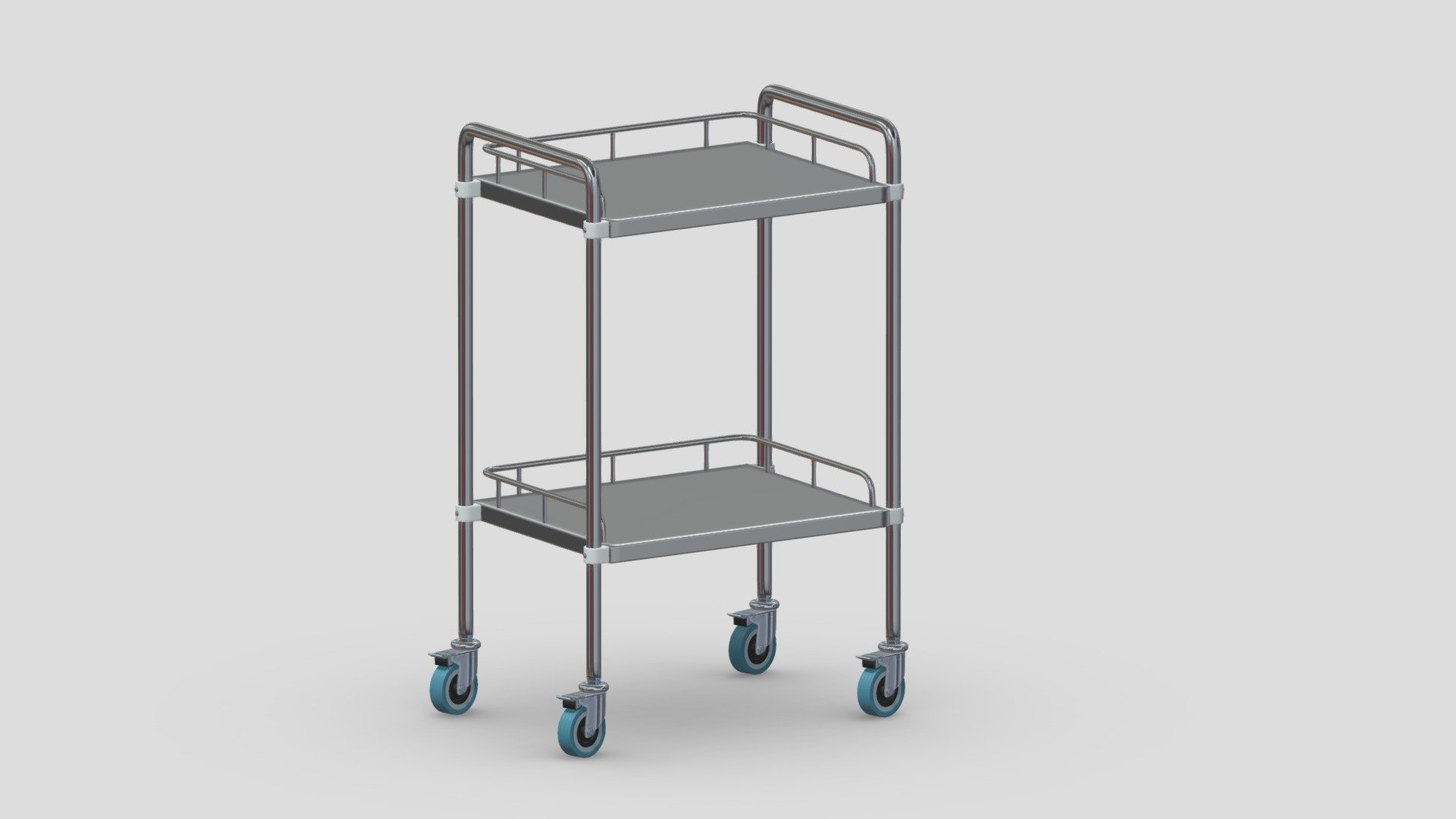 Medical Cart 05 PBR Realistic 3d model