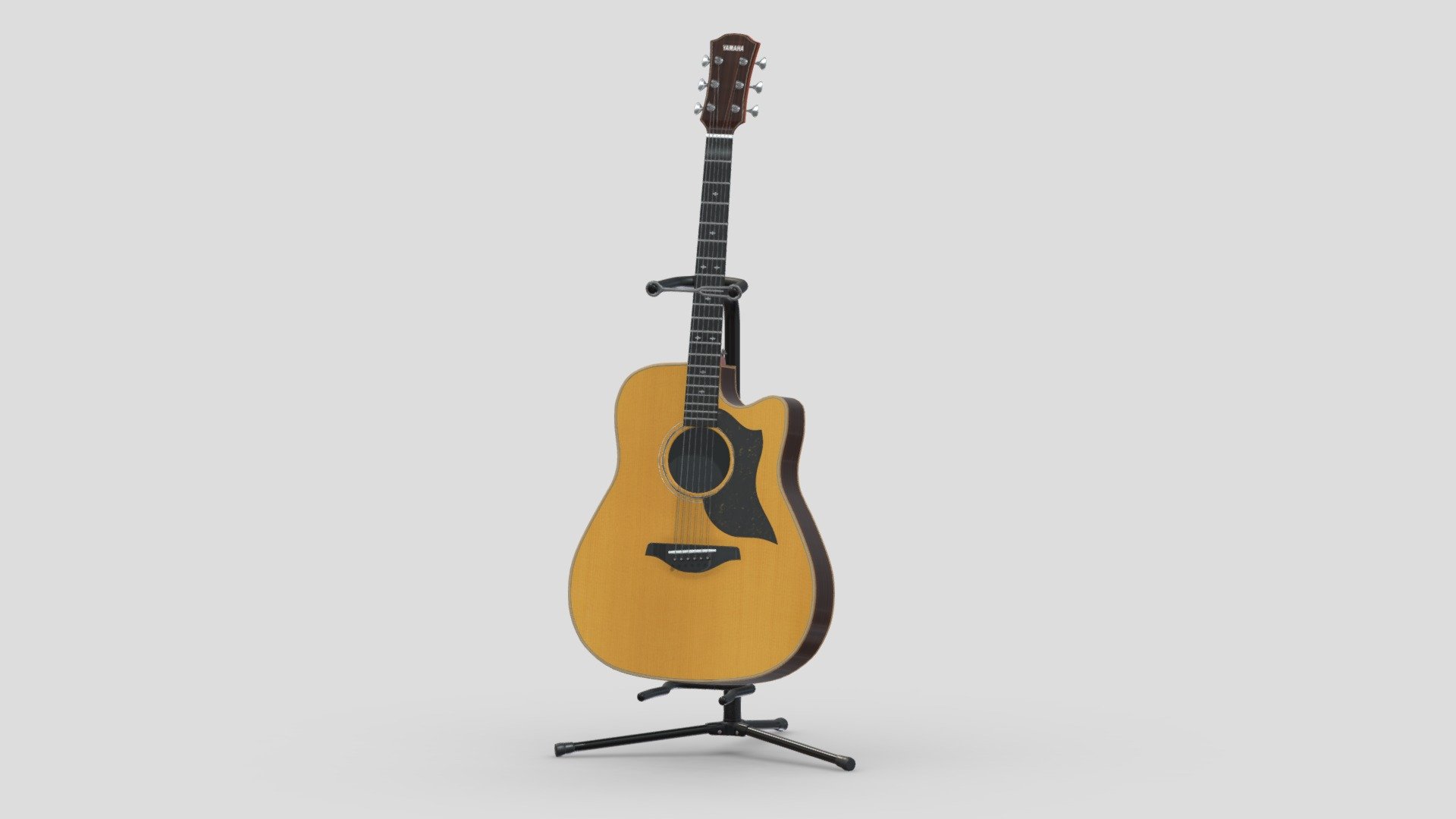 Yamaha Acoustic Guitar A5R ARE 3d model