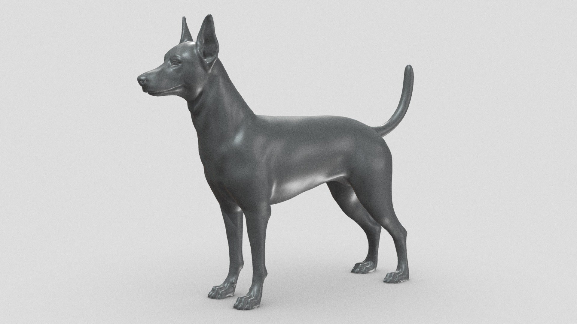 Zwergpinscher V3 3D print model 3d model