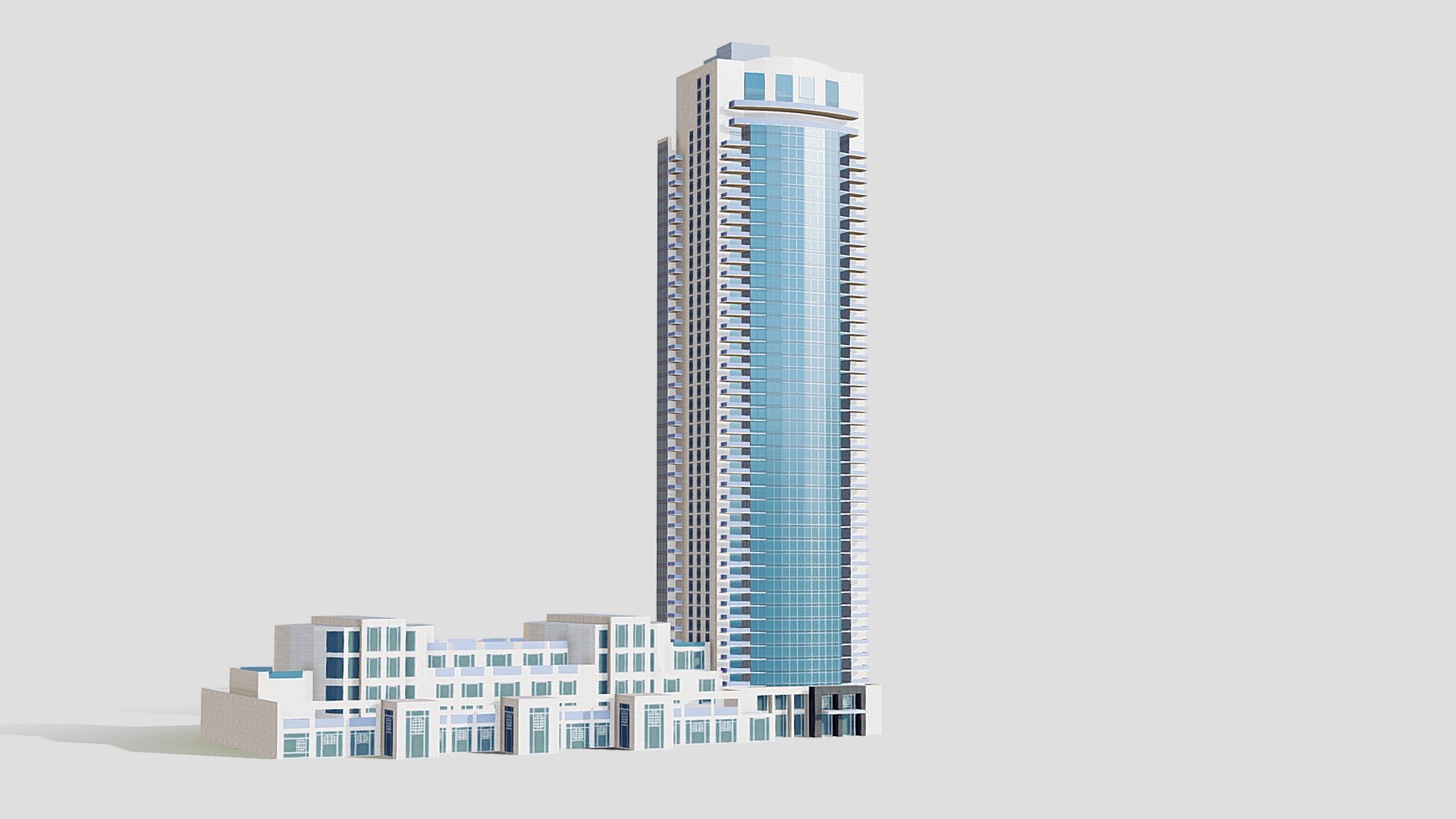 The residences 1 3d model