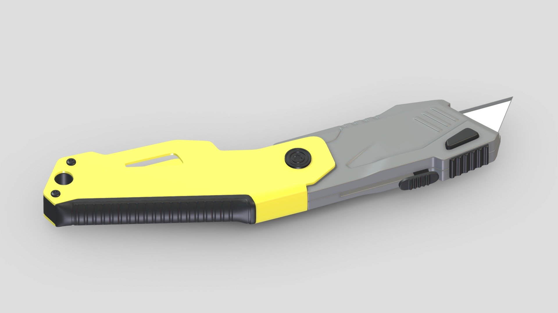 Folding Retract Knife 3d model