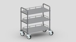 Medical Cart 04 PBR Realistic