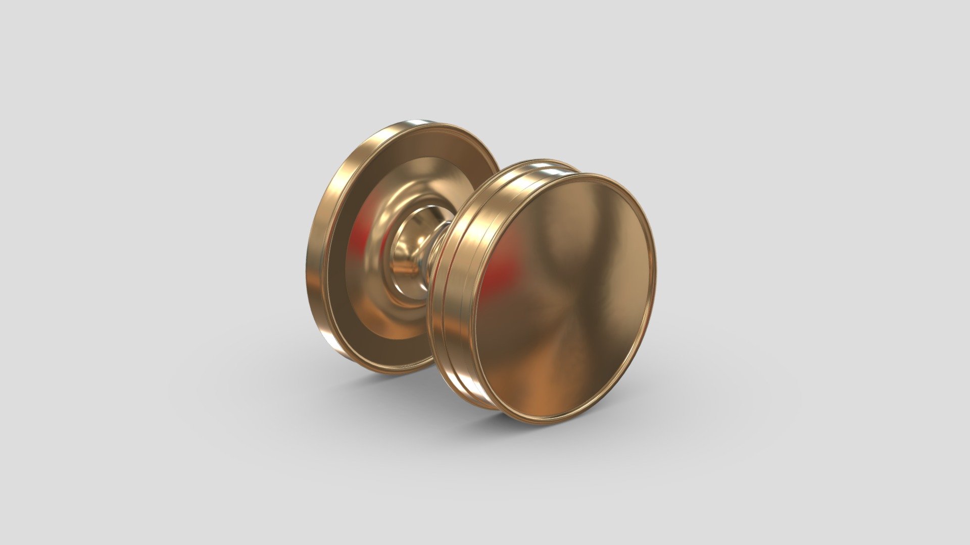 Berkeley Mortice Door Knob 3d model