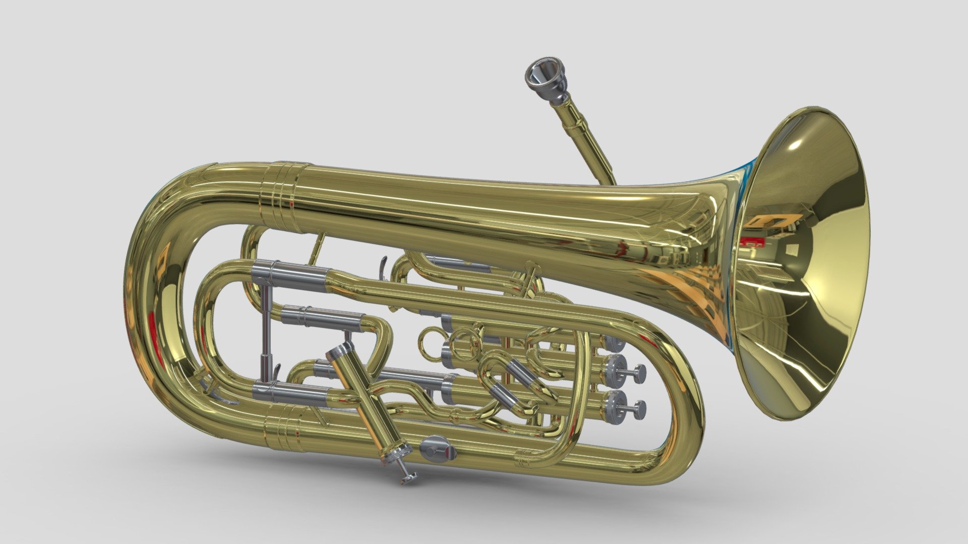 Euphonium 3d model