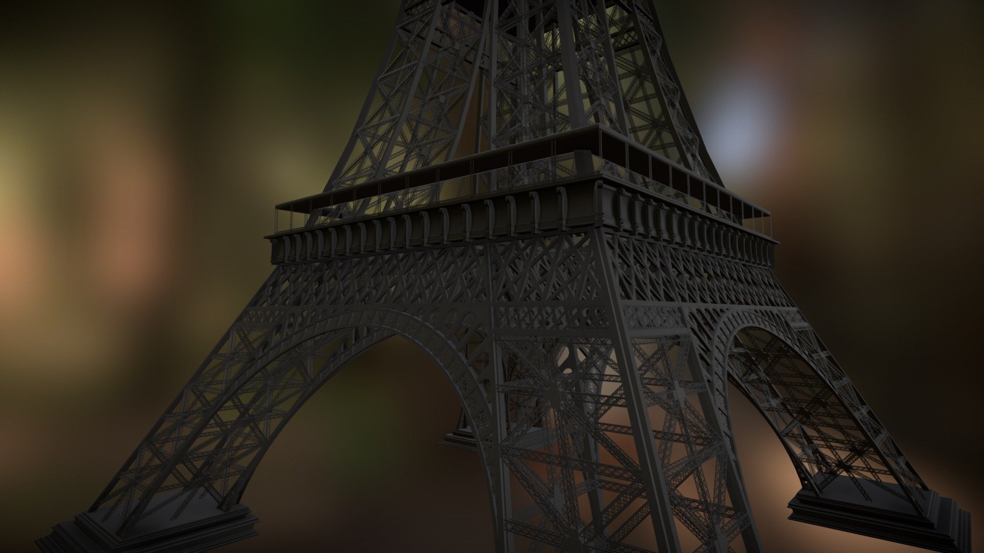 Eiffel Tower 3d model