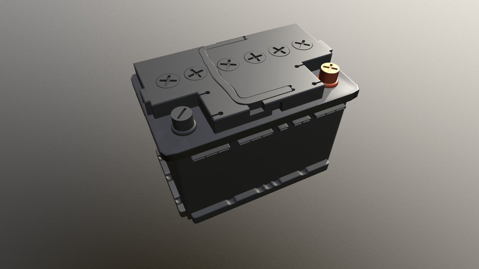 Car Battery 3d model