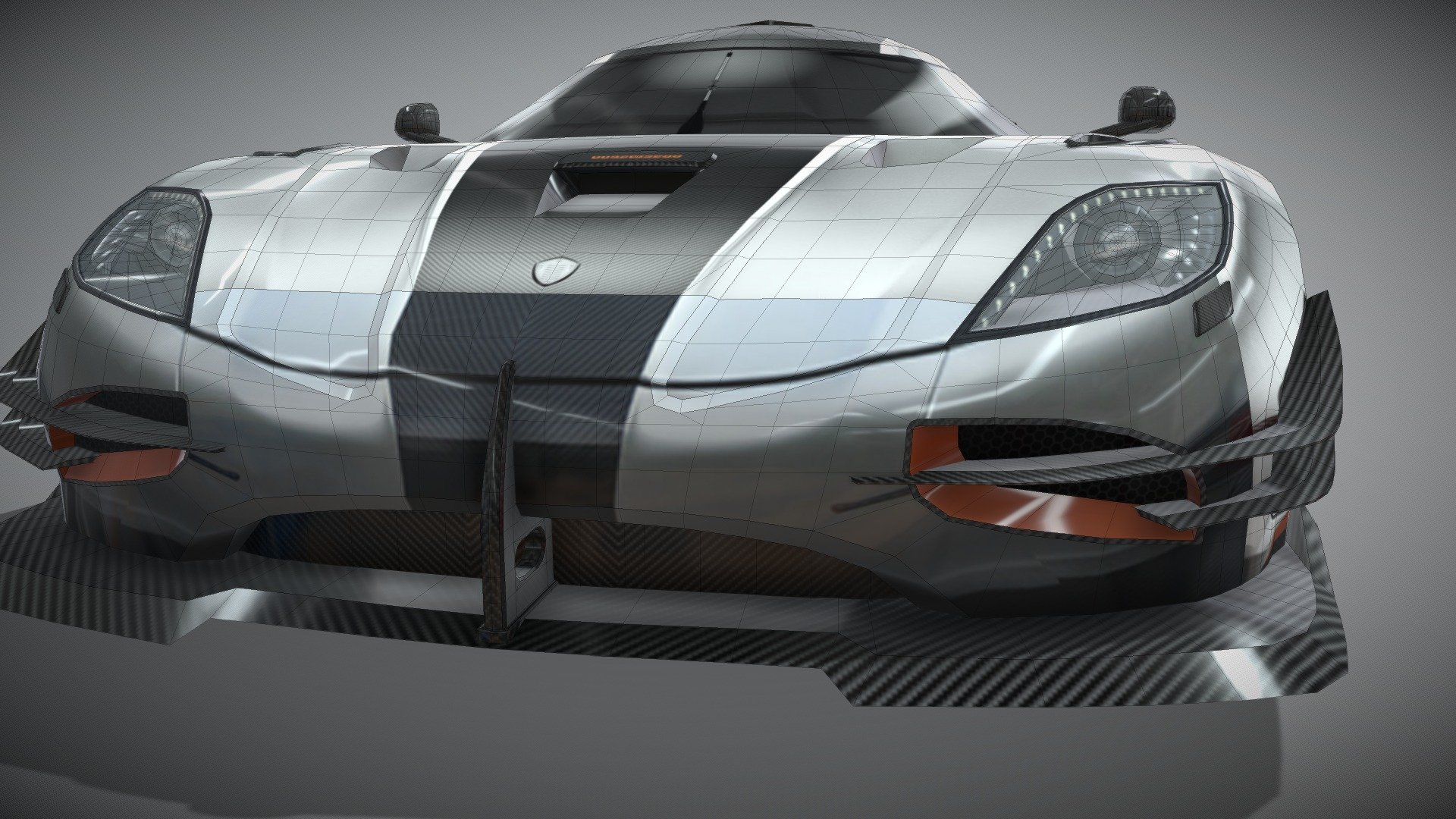 Koenigsegg one 3d model