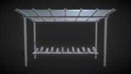 Bicycle Stand 1 Version 11 Glass Roof